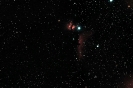 Flammennebel (NGC 2024) und Pferdekopfnebel (B33 vor IC 434) im Ori