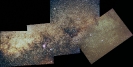 Milchstraßenmosaik des galaktischen Zentrums mit f:135