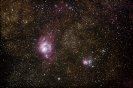 Lagunen-Nebel (M 8) & Trifid-Nebel (M 20)