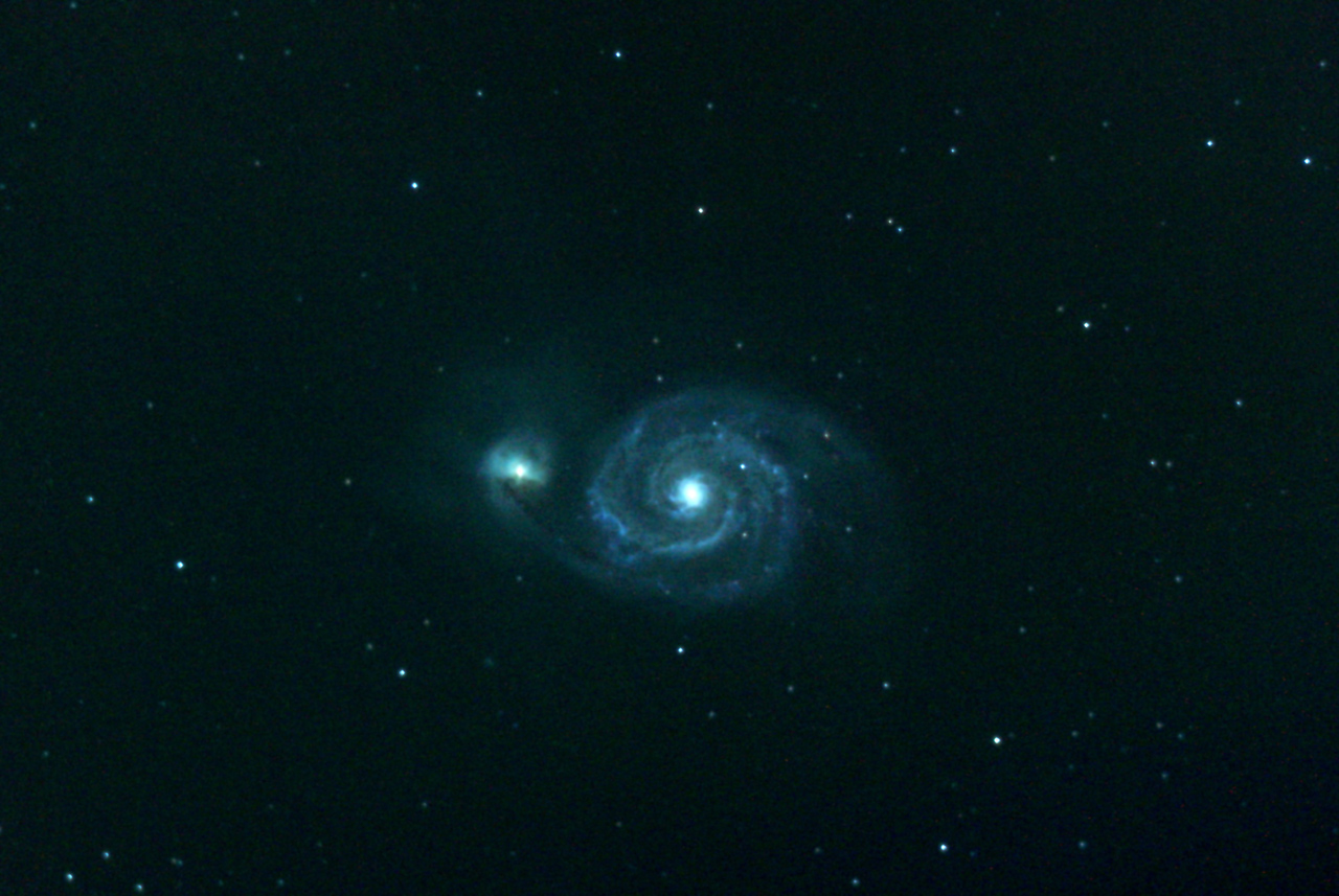 Whirlpool-Galaxie (M 51) im CVn