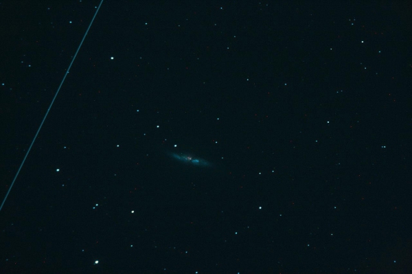 ISS auf M 82 - Bild